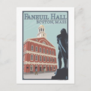 Postal Boston, Massachusetts, Faneuil Hall View
