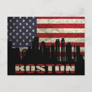 Postal Boston posttarjeta