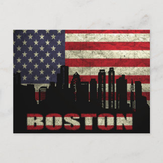 Postal Boston posttarjeta