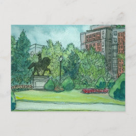 Postal Boston Public Garden