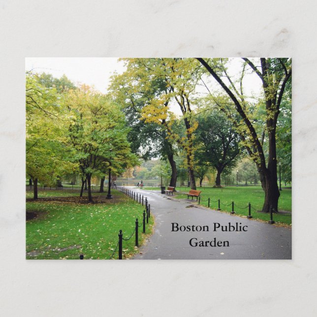 Postal Boston Public Garden (Anverso)