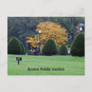 Postal Boston Public Garden