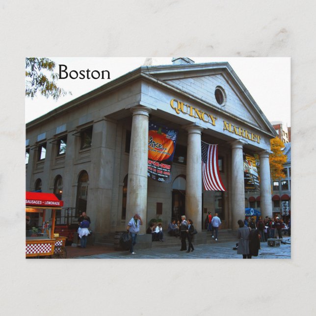 Postal Boston Quincy Market (Anverso)