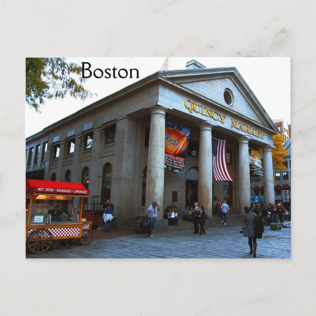 Postal Boston Quincy Market (Anverso)