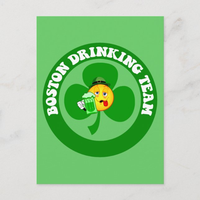 Postal Boston St Patrick's Day (Anverso)
