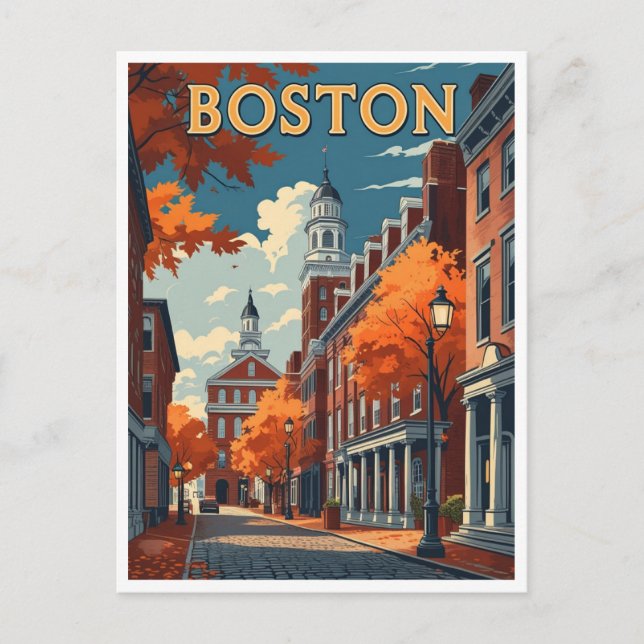 Postal Boston Street (Anverso)