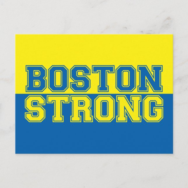 Postal Boston Strong Graphic Style (Anverso)
