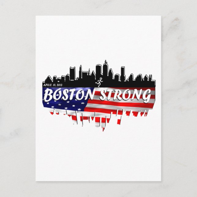 Postal Boston Strong Run (Anverso)