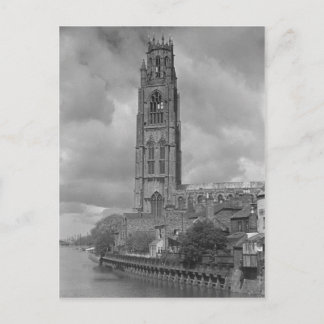 Postal Boston Stump and River Welland, pagarés de pagarés