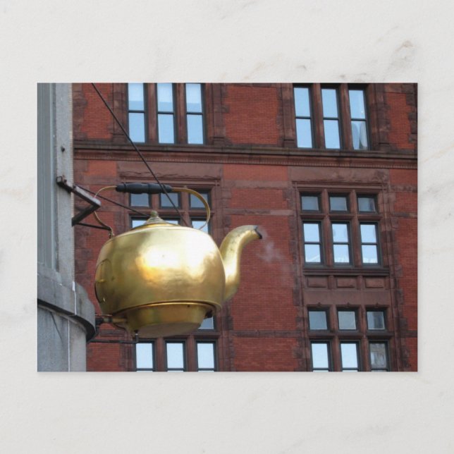 Postal Boston Tea Pot (Anverso)
