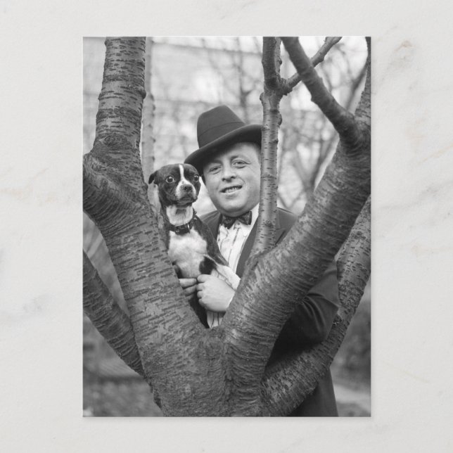 Postal Boston Terrier, años 20 (Anverso)