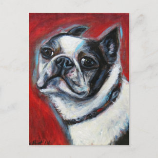 Postal Boston Terrier Love