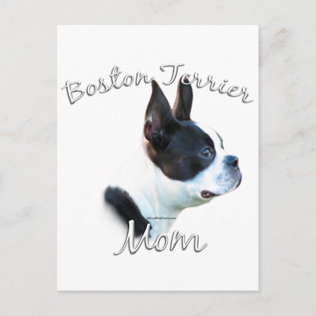 Postal Boston Terrier Mom 2 (Anverso)