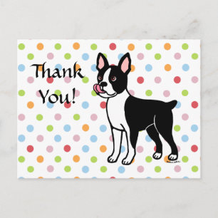 Postal Boston Terrier Standing