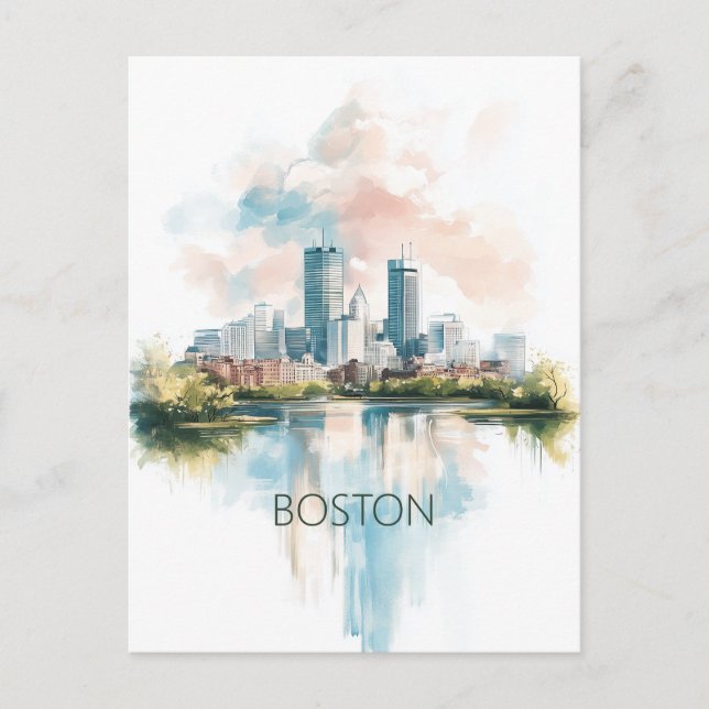 Postal Boston USA (Anverso)