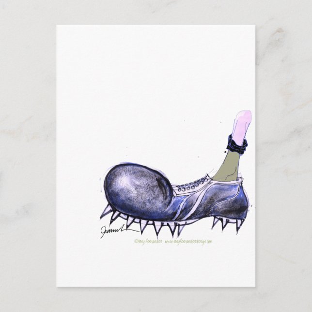 Postal bota antigua, tony fernandes (Anverso)