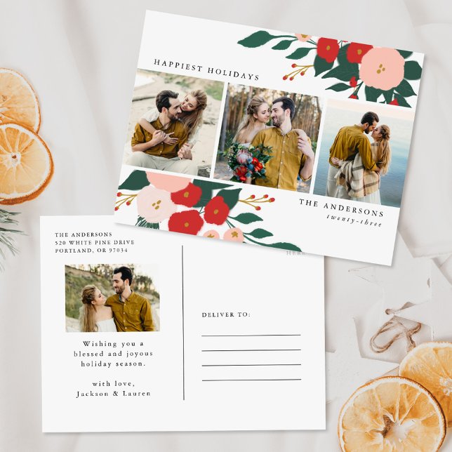 Postal Botánicos de Invierno 4 Festividades (Subido por el creador)