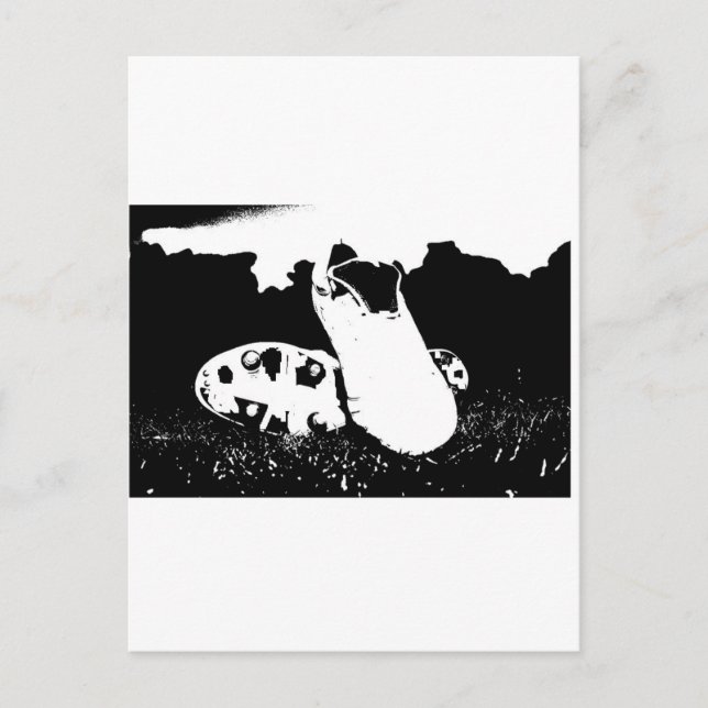 Postal botas de fútbol (Anverso)