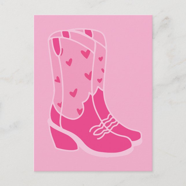 Postal Botas de vaca (Anverso)