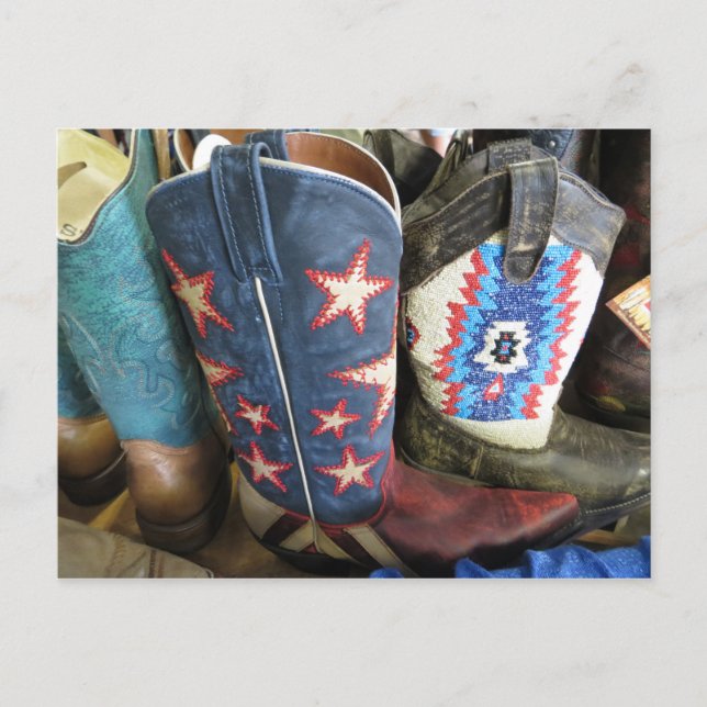 Postal Botas de Vaquero (Anverso)