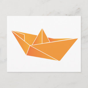 Postal Bote de Origami