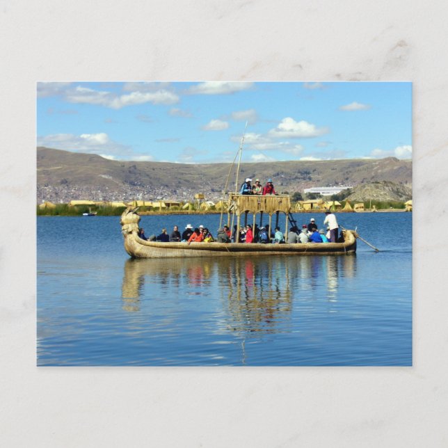Postal bote titicaca (Anverso)