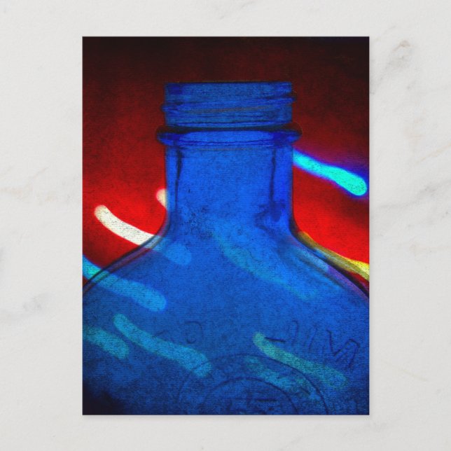 Postal Botella arriba (Anverso)