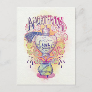 Postal Botella de poción de amor de Amortentia | Hechizo