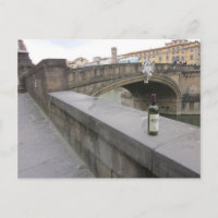 Botella de vino del Ponte Santa Trinita