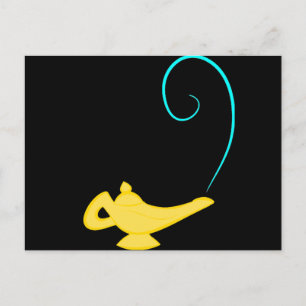 Postal Botella Genie