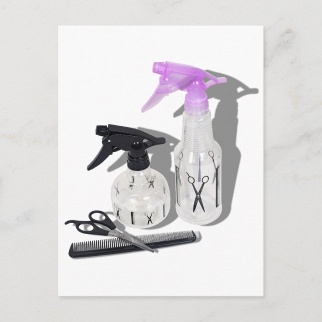 Postal Botella HaircutSprayBottle060910Sombras (Anverso)
