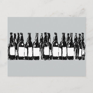 Postal botellas de cerveza