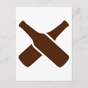 Postal Botellas de cerveza