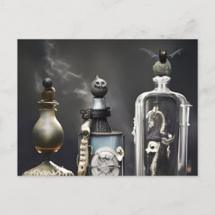 Postal Botellas de Halloween Potion