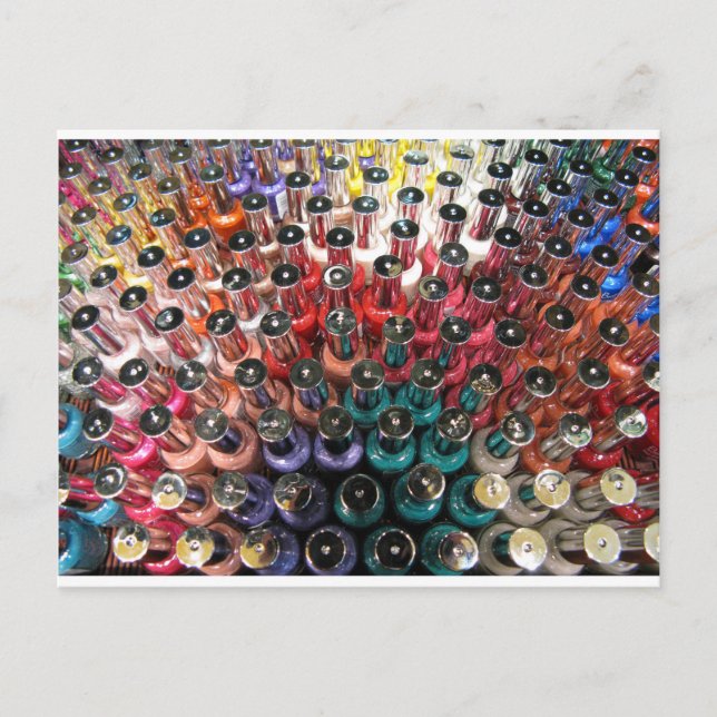 Postal Botellas de Nail Polaco (Anverso)