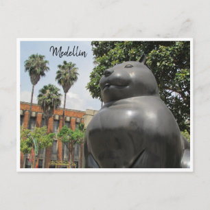 Postal botero de caballo