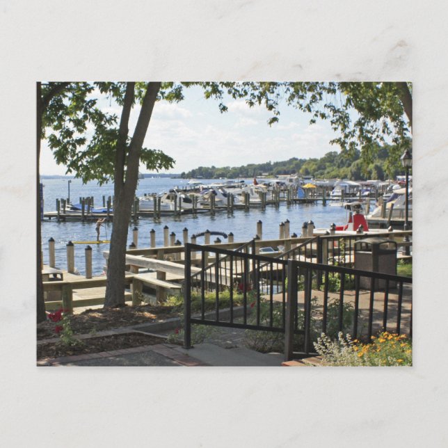 Postal Botes atracados (Anverso)