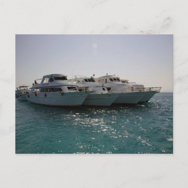 Postal botes de buceo (Anverso)