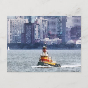 Postal Botes de remolcador por Manhattan Skyline
