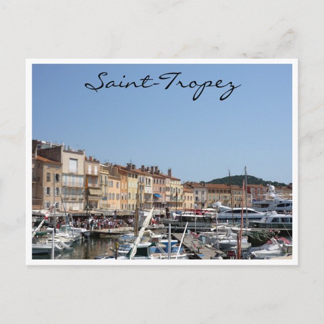 Postal botes de saint tropez (Anverso)
