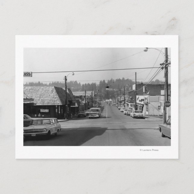 Postal Bothell, WA - fotografía de escena céntrica de la (Anverso)