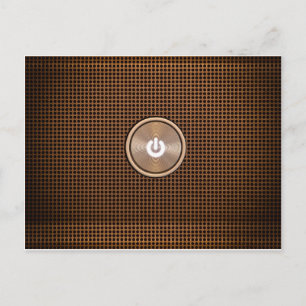 Postal botón de encendido