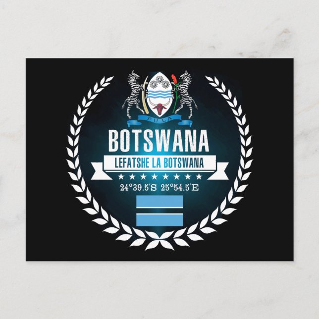 Postal Botsuana (Anverso)