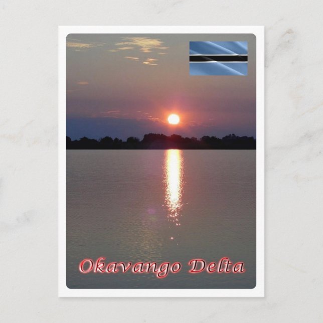 Postal Botswana - Delta del Okavango - (Anverso)