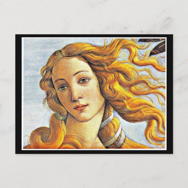 Postal Botticelli, Birth of Venus Pinting Post Card (Anverso)