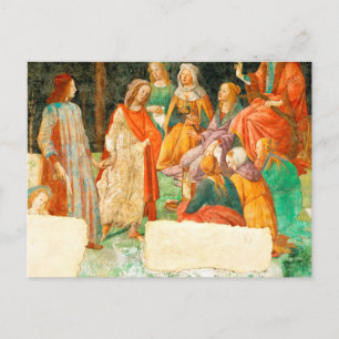 Postal Botticelli "Las siete artes liberales"