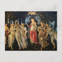 Botticelli Primavera Renacimiento Diosa Floral