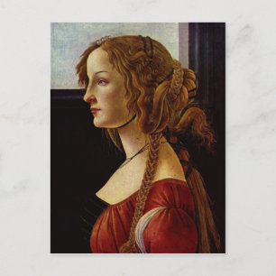 Postal Botticelli, Sandro Portr?t der Simonetta Vespucci