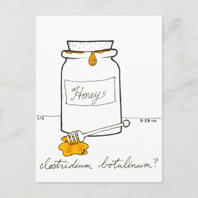 Postal Botulinum de clostridium (Anverso)