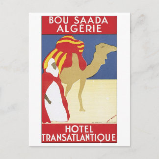 Postal Bou-Saada Algierie Hotel Transatlatique
